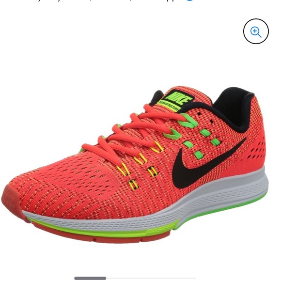 Nike Men's Air Zoom Structure 19 Running Shoes-Crimson/Volt/Black - Picture 13 of 13